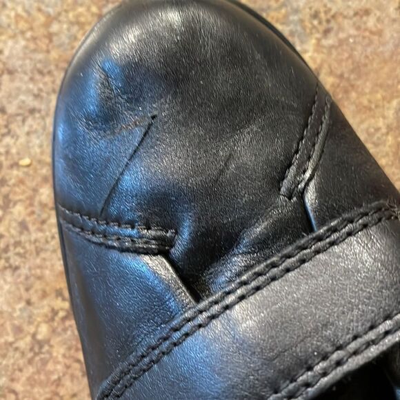 ECCO Double Velcro Strap Shoe Black 39 - Picture 8 of 8